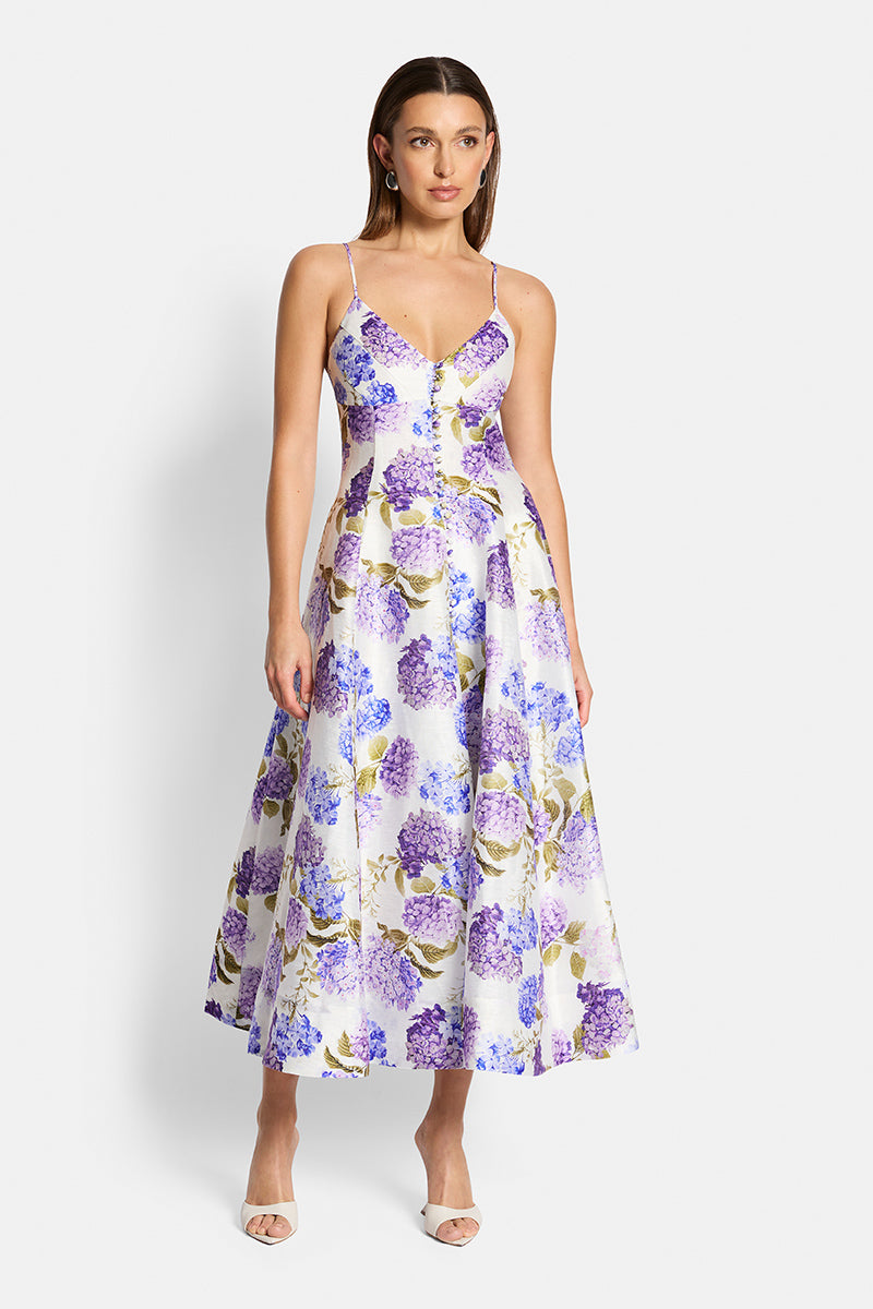 evie midi dress Evie Midi Dress- Hydrangea – Goldilocks Boutique + Ciss & Cola